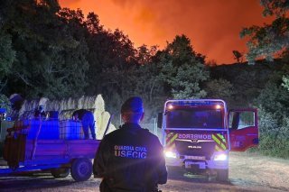 Les grands incendies en Espagne ont touché toute la moitié ouest du pays, les régions de Galice, Castille-et-León et Estrémadure (archives). KEYSTONE/EPA/CIVIL GUARD OF ZAMORA HANDOUT
